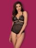 Bielizna-838-TED-1 body otwarte czarne  S/M